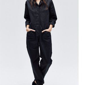 Horses Atelier Field Suit in Black 100% Cotton